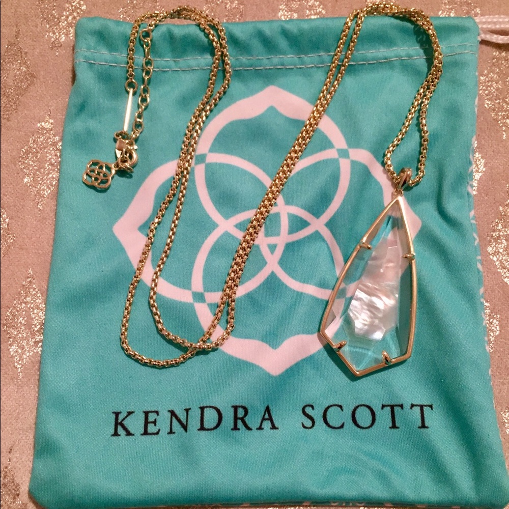 Kendra Scott Suspended Ivory MOP Carole Necklace
